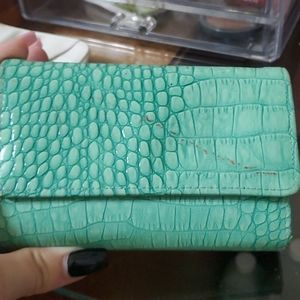 Faux Snakeskin wallet